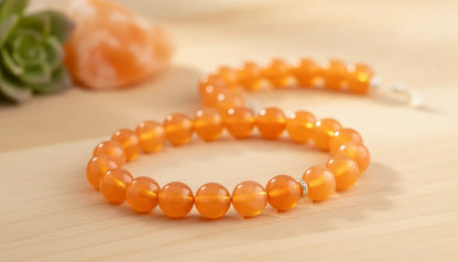 Bracelet Calcite Orange Énergisante