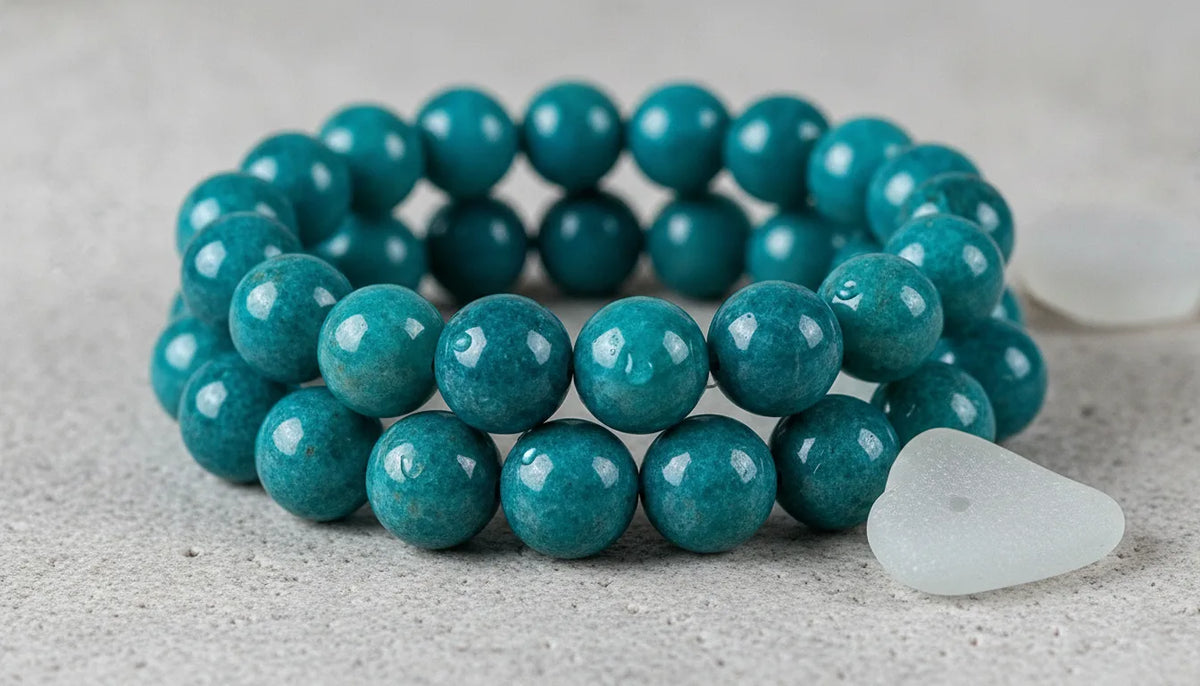 Bracelet Apatite 8mm - Sérénité & Clarté Mentale