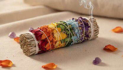 Bâtons Sauge Blanche 7 Chakras : Purification & Harmonie