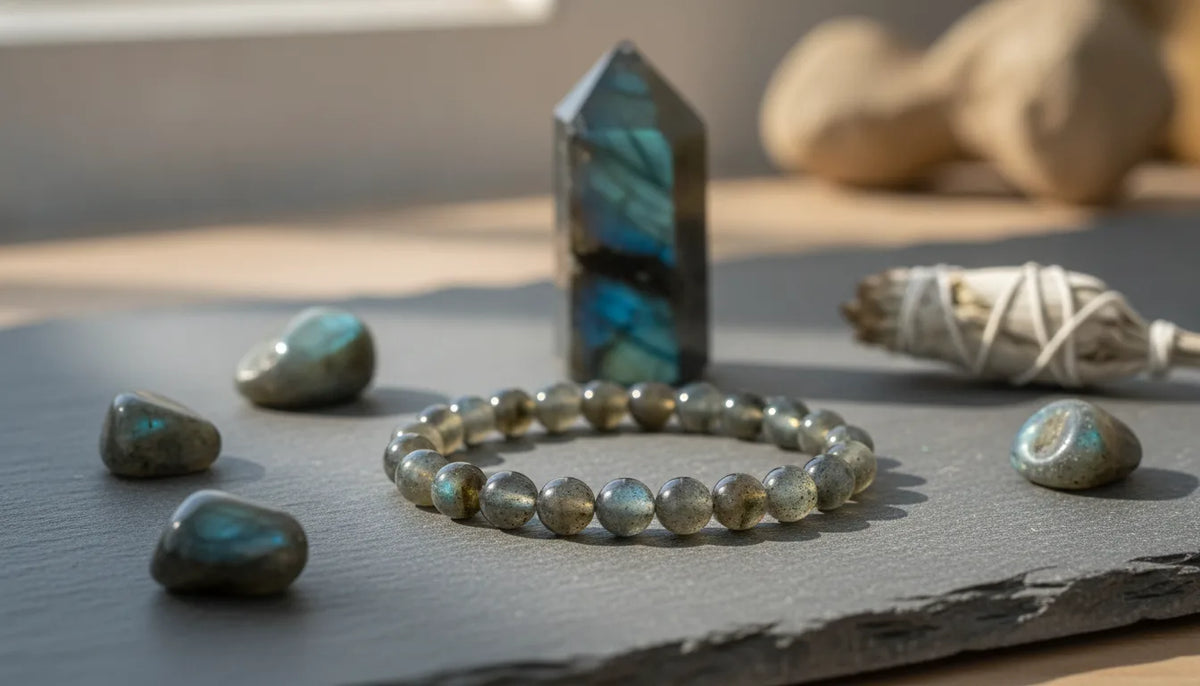 Bracelet Labradorite 8mm - Bouclier Énergétique