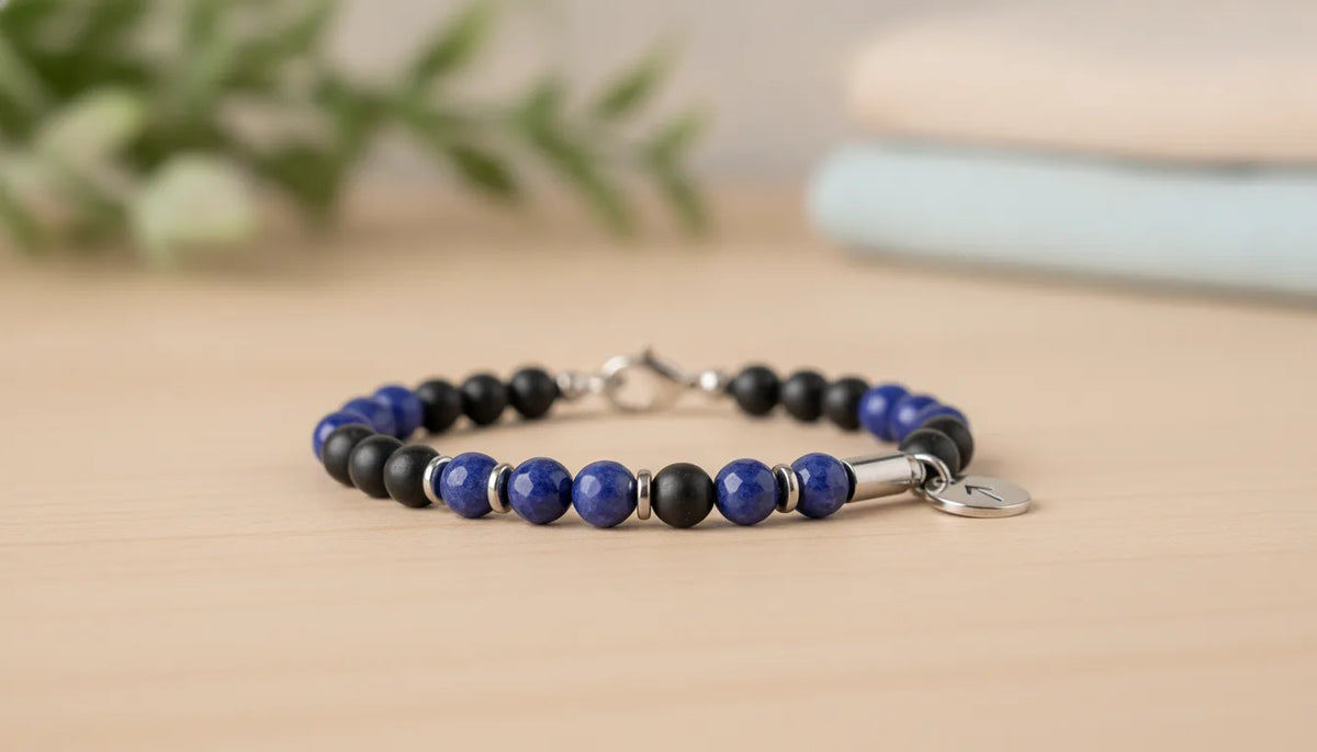 Bracelet Confiance en Soi - Malachite, Hématite, Oeil de Tigre