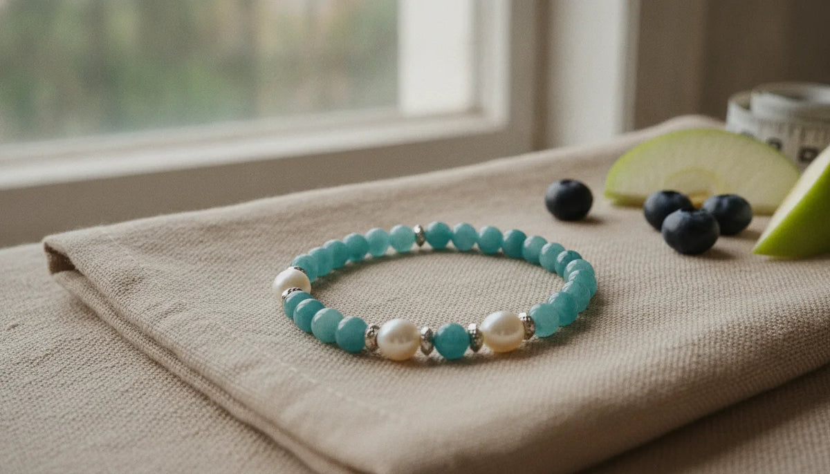 Bracelet Minceur Naturel : Apatite, Howlite, Amazonite