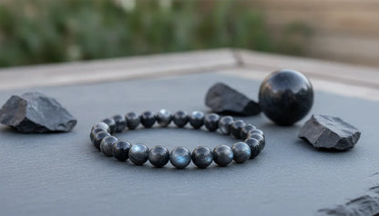 Bracelet Pierre de Lune Noire : Protection & Équilibre Énergétique