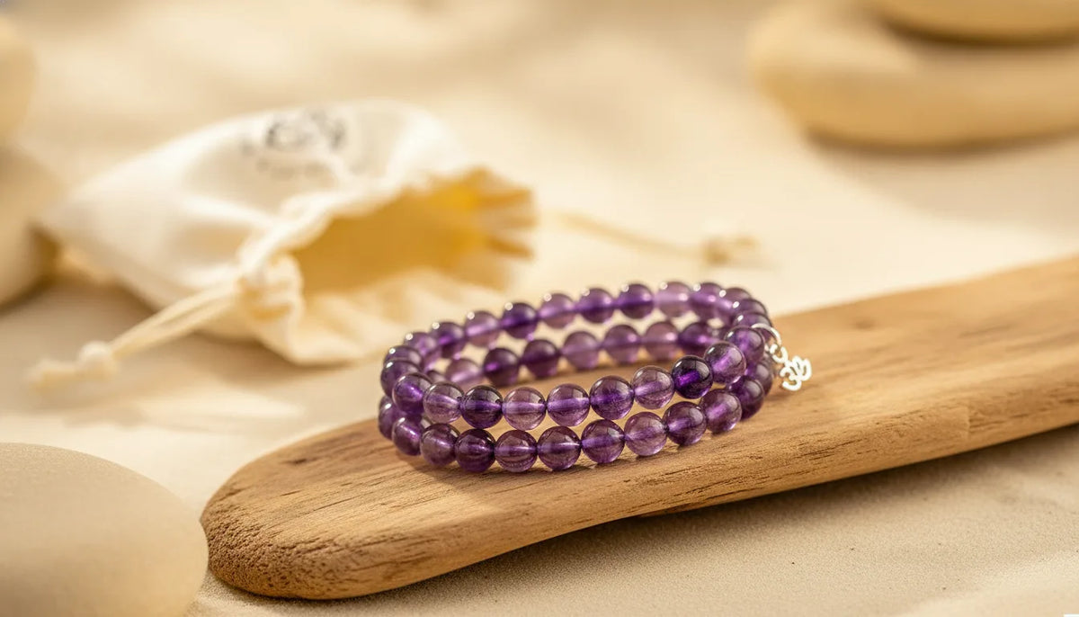 Bracelet Améthyste : Harmonie & Sérénité