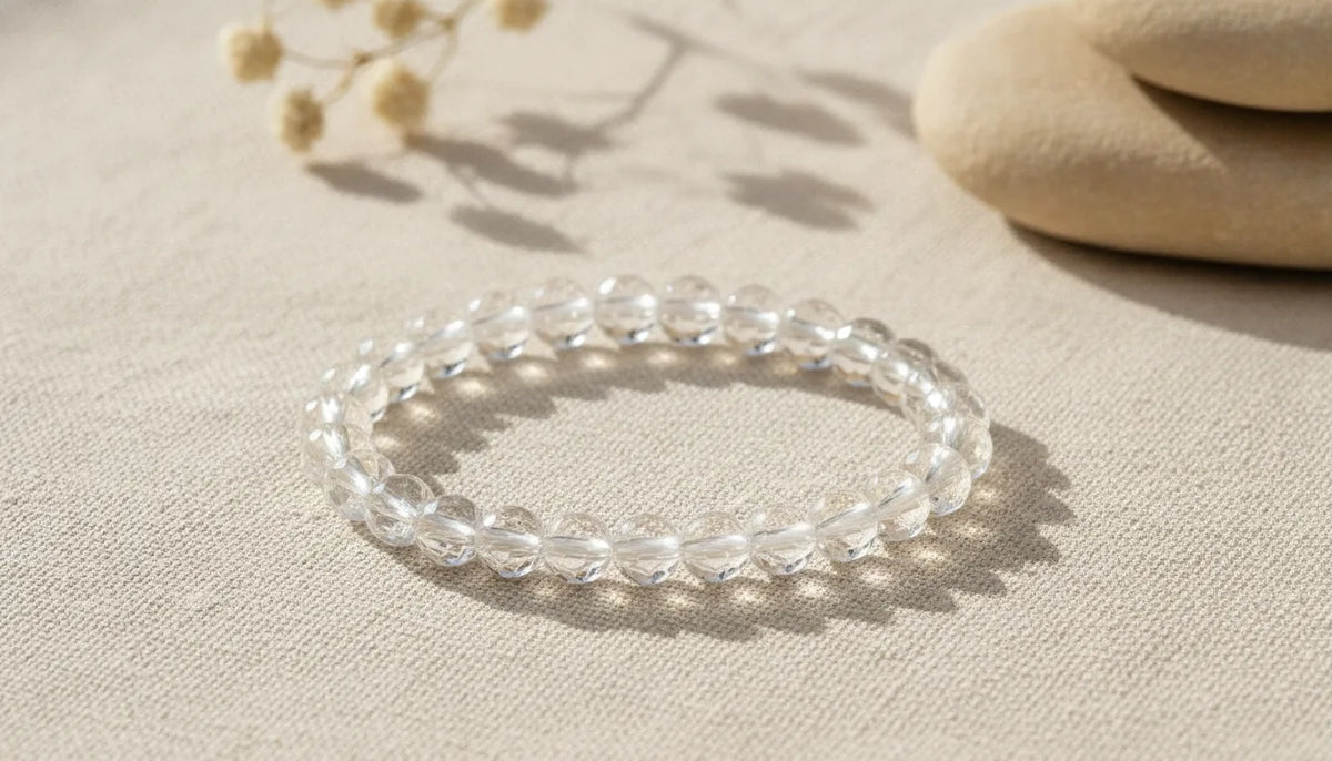 Bracelet Cristal de Roche : Équilibre & Protection