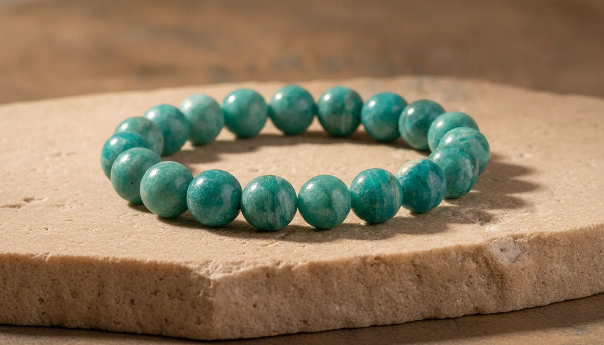 Bracelet Amazonite Royale : La Pierre des Conquérantes