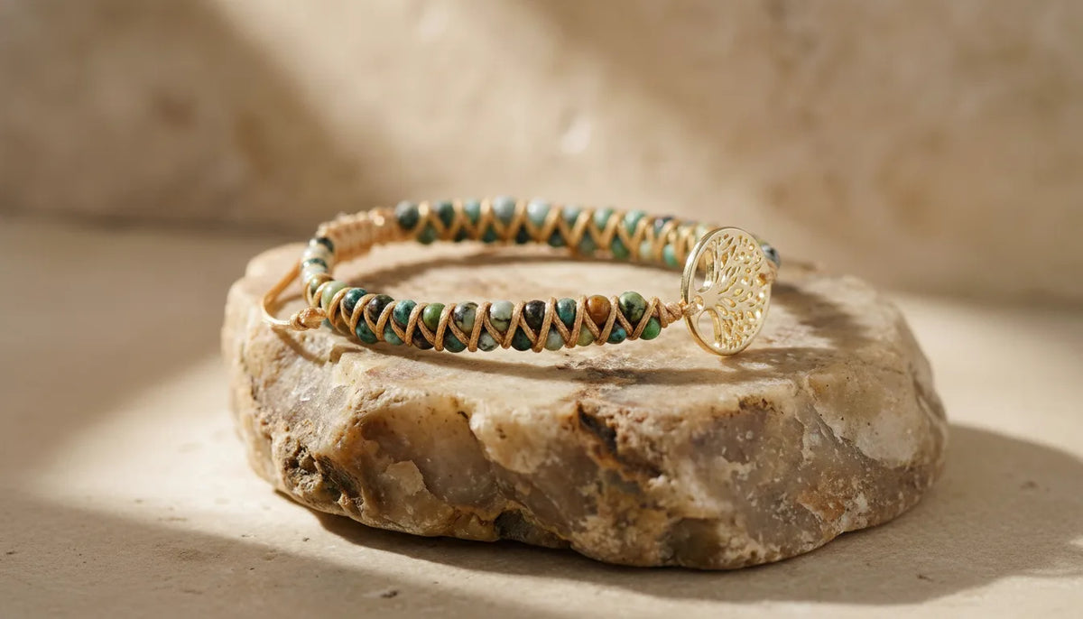Bracelet Arbre de Vie Jaspe Africain