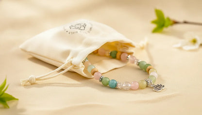 Bracelet Énergies du Printemps : Pierre de Lune, Soleil & Aventurine