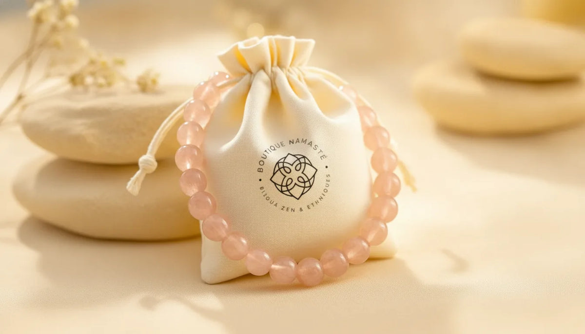 Bracelet Morganite : Amour et Sérénité