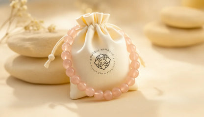 Bracelet Morganite : Amour et Sérénité
