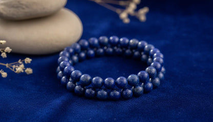Bracelet Lapis Lazuli 8mm - Sagesse & Vérité