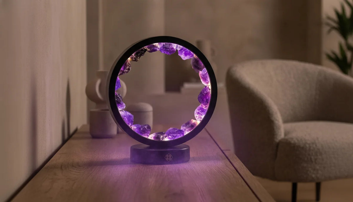 Lampe Améthyste : Calme et Sérénité Nocturne