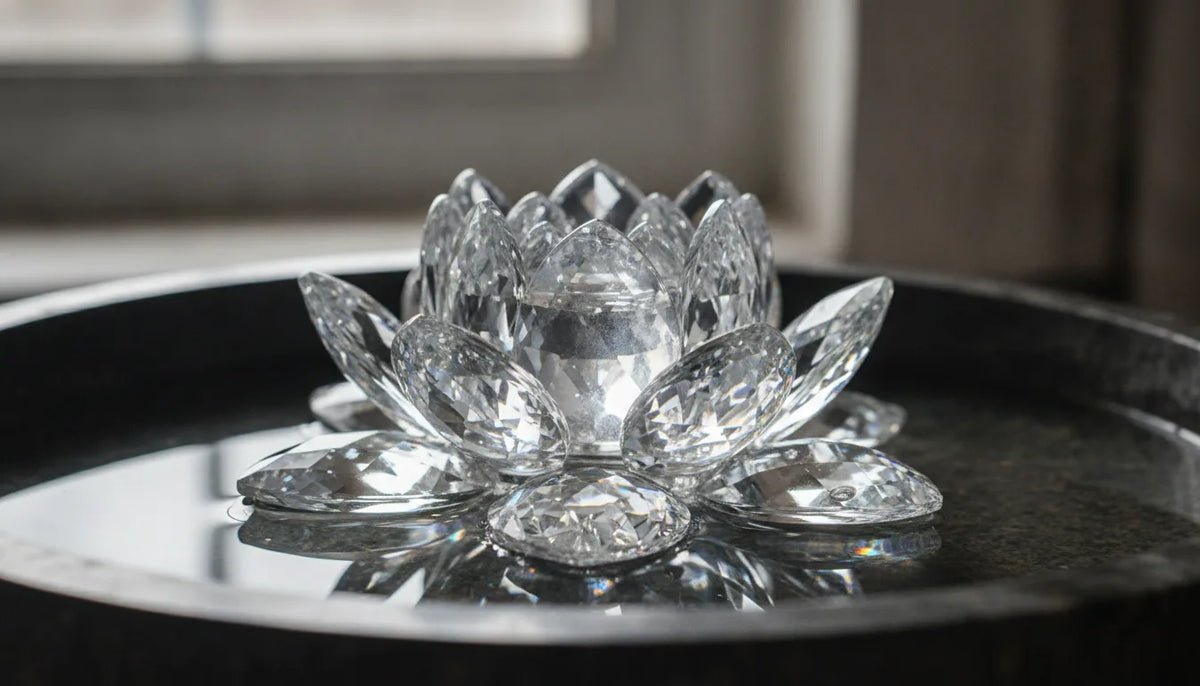 Fleur de Lotus Cristal K9 Feng Shui