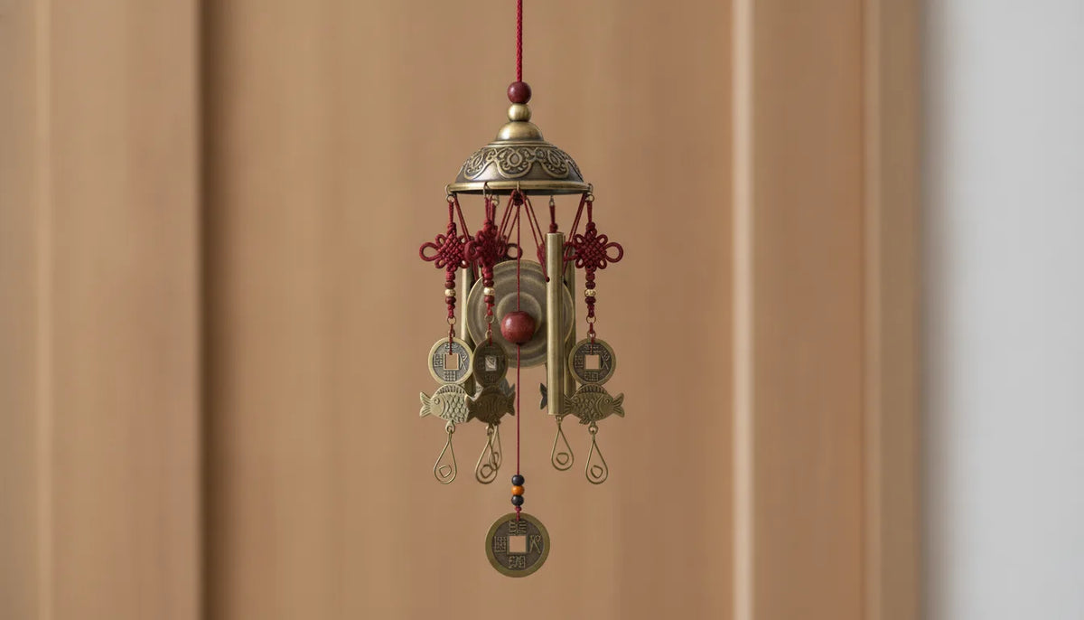 Carillon Feng Shui Bouddha & Poisson