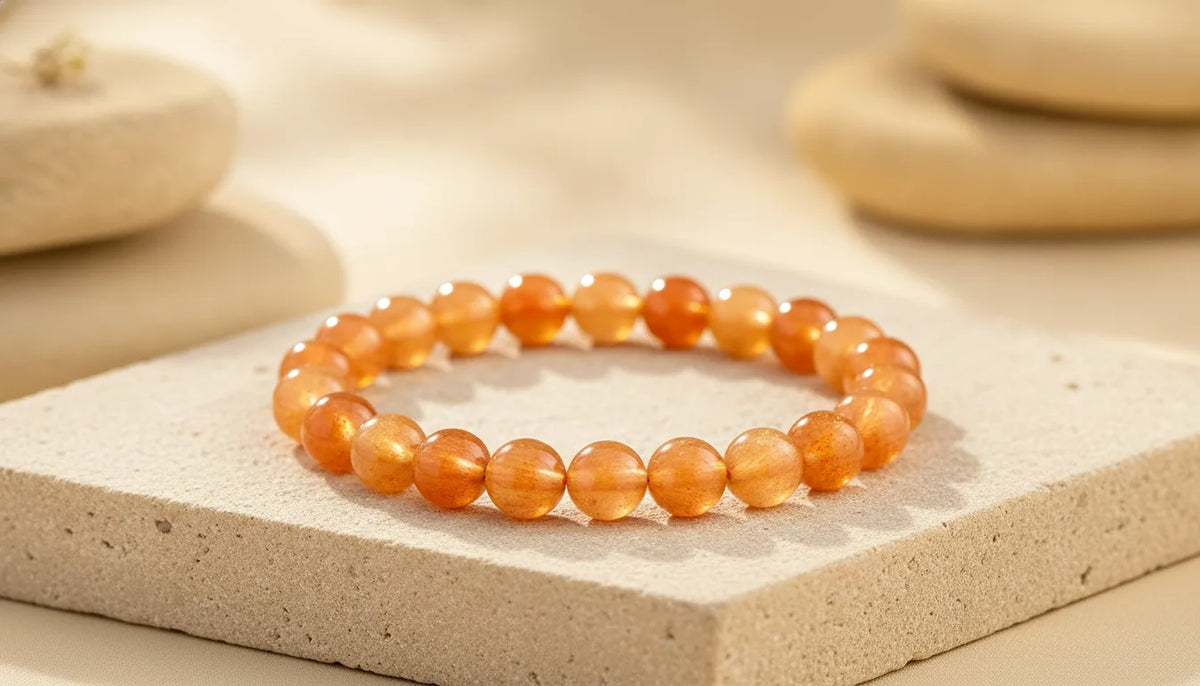 Bracelet Pierre de Soleil : Confiance & Équilibre