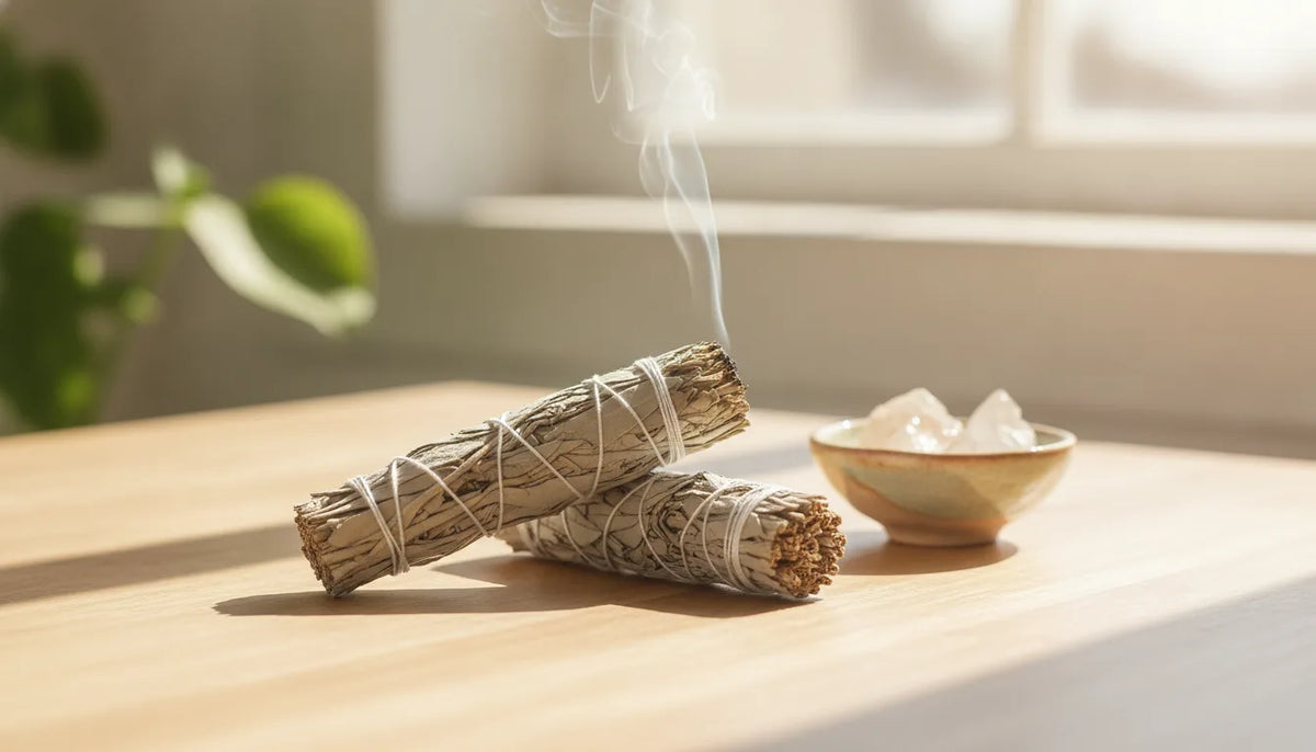 Lot de 2 Bâtons de Sauge Blanche - Purification Énergétique
