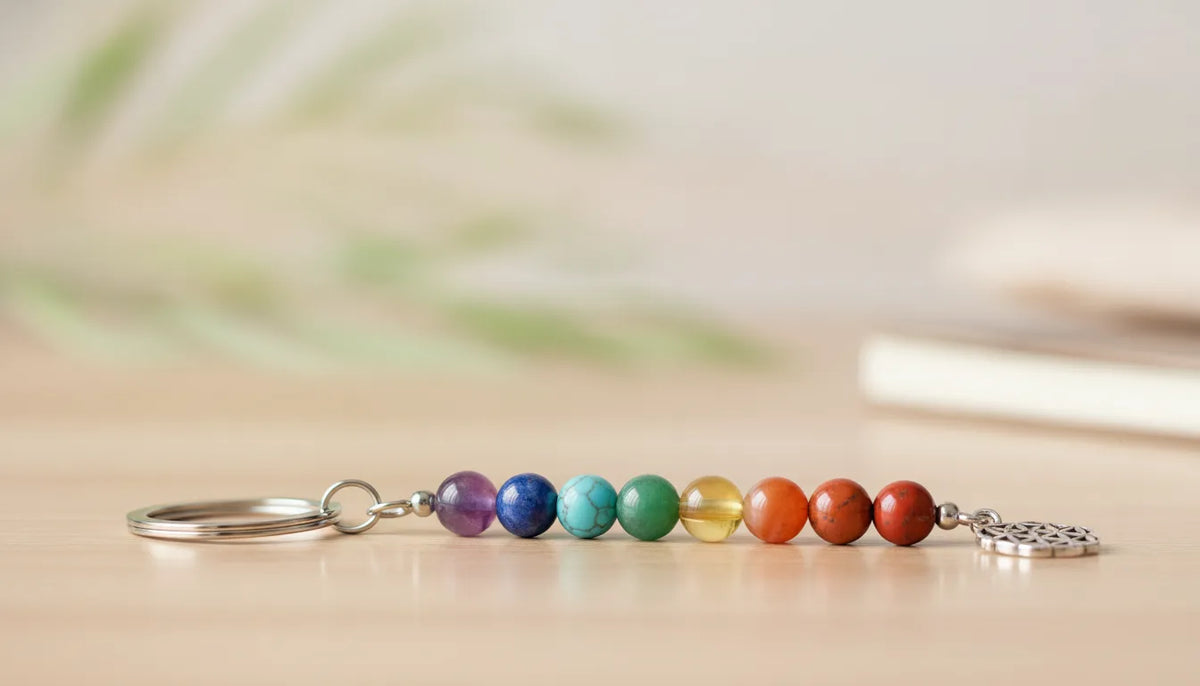 Porte-Clés 7 Chakras : Harmonie Énergétique au Quotidien