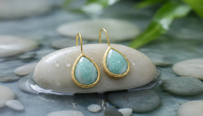 Boucles d'oreilles Amazonite Apaisement