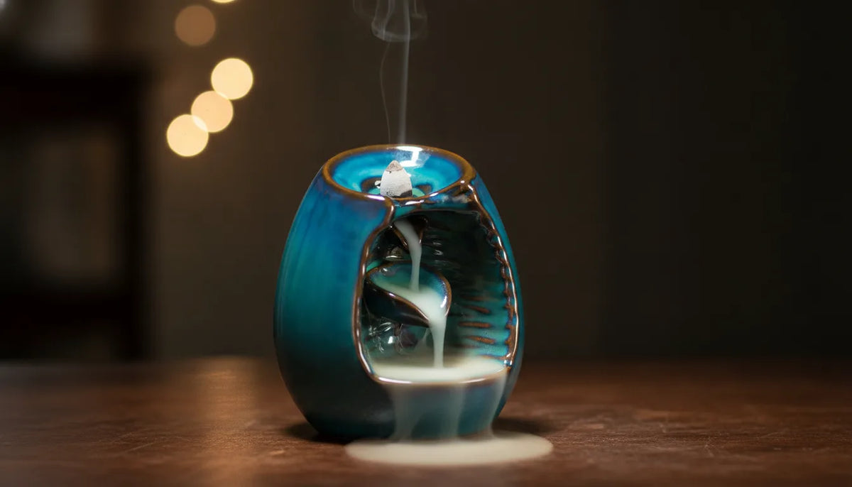Brûleur Encens Cascade Zen Céramique