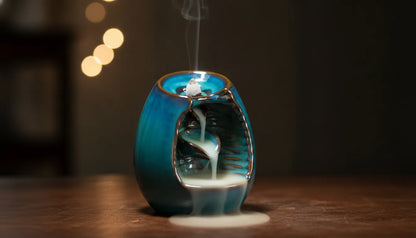 Brûleur Encens Cascade Zen Céramique
