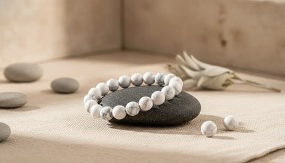 Bracelet Howlite Sérénité et Détente