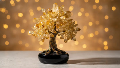 Arbre de Vie Citrine : Attracteur d'Abondance