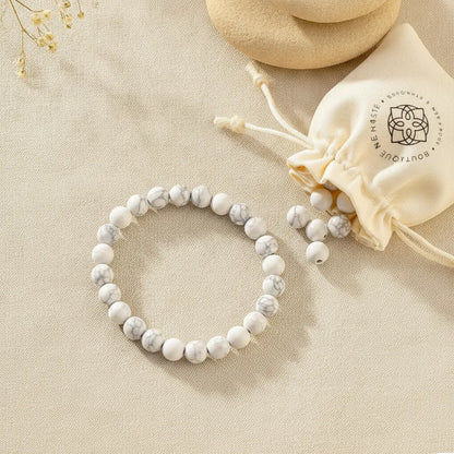 Bracelet Howlite Sérénité et Détente