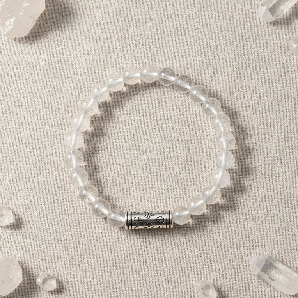 Bracelet Cristal de Roche Amplificateur - Lithothérapie & Aura