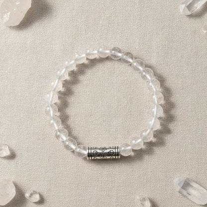 Bracelet Cristal de Roche Amplificateur - Lithothérapie & Aura