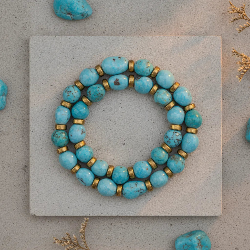 Bracelet Turquoise Impériale Charme
