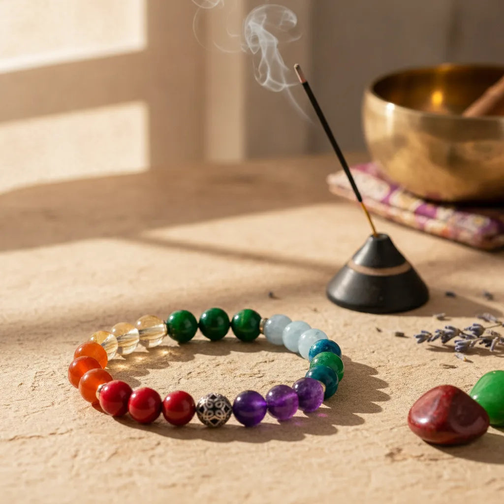 Bracelet 7 Chakras : Harmonie & Équilibre Énergétique