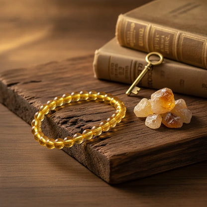Bracelet Citrine : Joie & Prospérité
