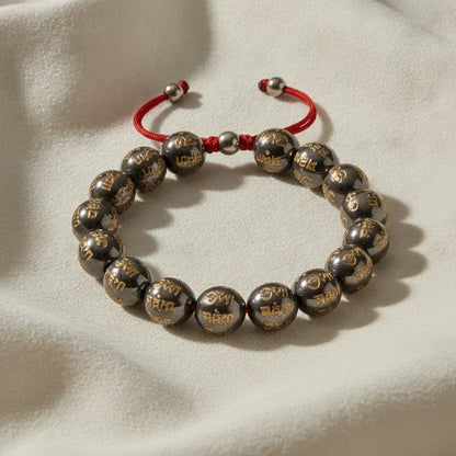 Bracelet Tibétain Om Mani Padme Hum - Porte-Bonheur Artisanal