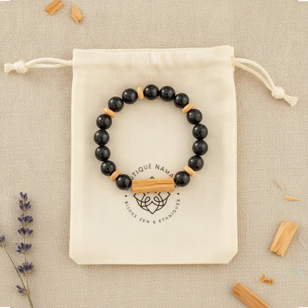 Bracelet Anti-Ondes Namasté - Protection Naturelle Énergétique