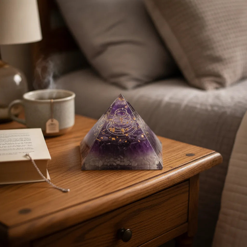 Pyramide Améthyste Douce Nuit : Sommeil Profond