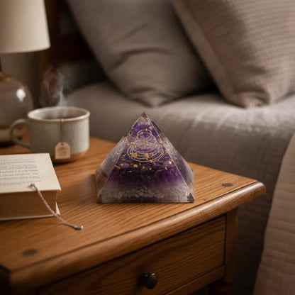 Pyramide Améthyste Douce Nuit : Sommeil Profond