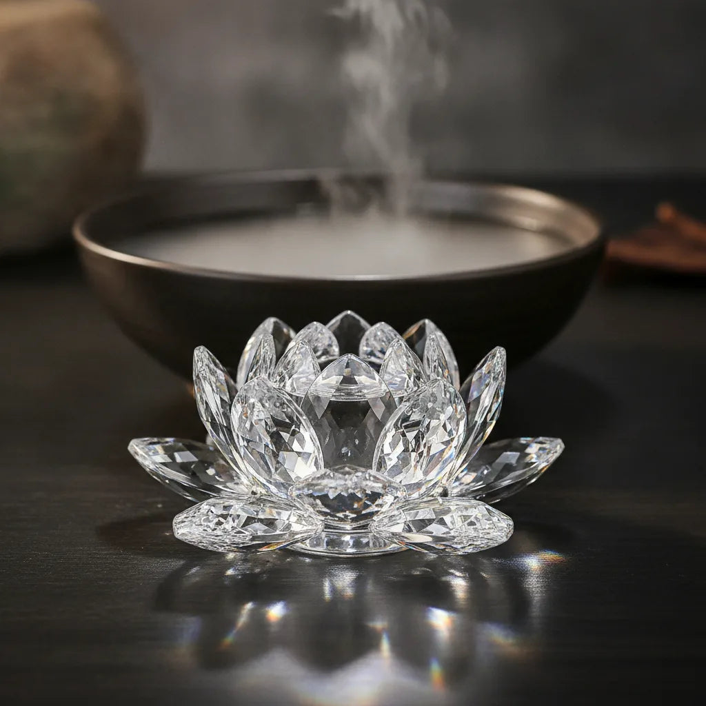 Fleur de Lotus Cristal K9 Feng Shui