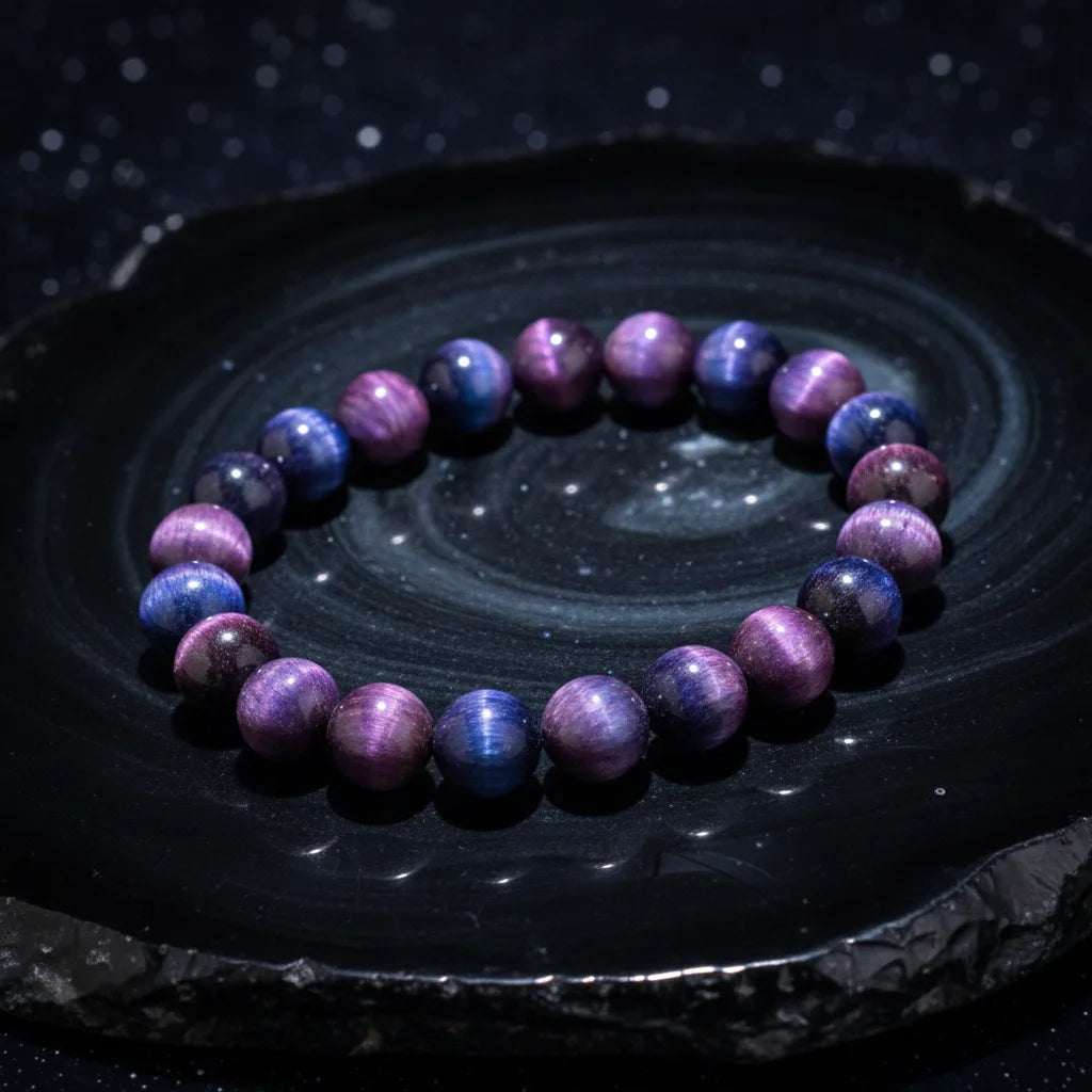 Bracelet Œil de Tigre Galactique 5A