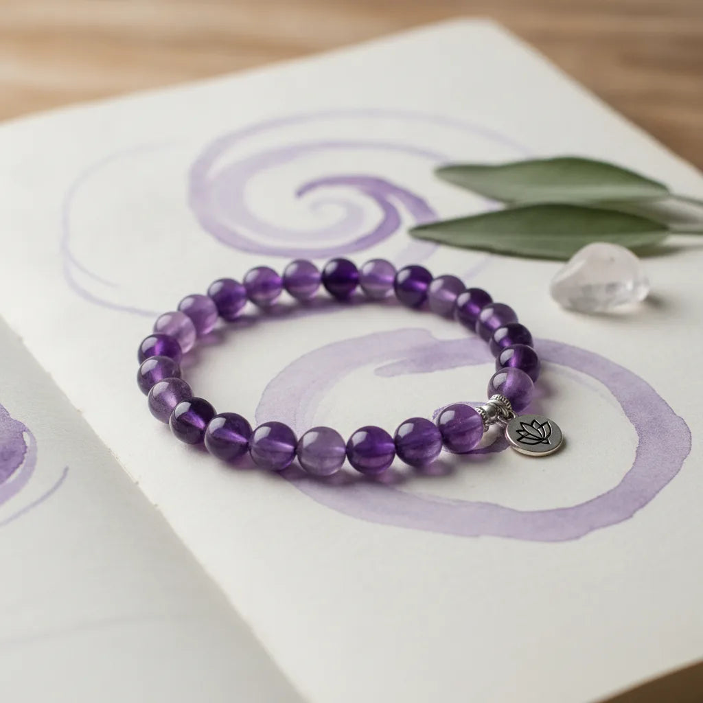 Bracelet Améthyste : Harmonie & Sérénité