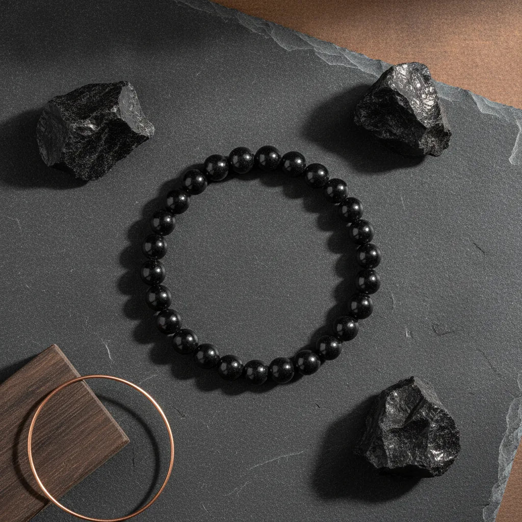 Bracelet Shungite : Protection Naturelle Anti-Ondes