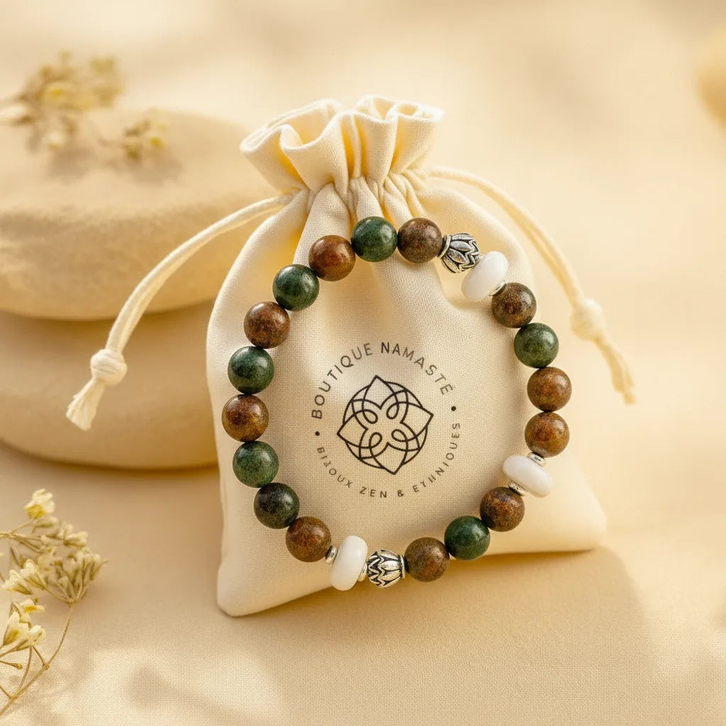 Bracelet Renaissance : Aventurine, Labradorite, Citrine