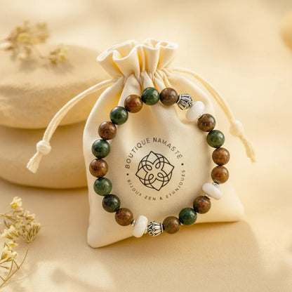 Bracelet Renaissance : Aventurine, Labradorite, Citrine