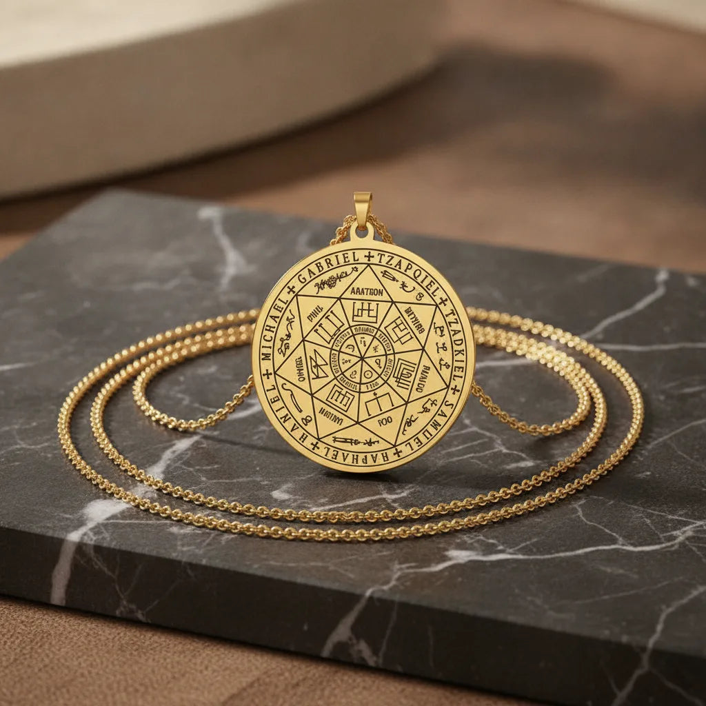 Pendentif Sceau des 7 Archanges : Protection Spirituelle