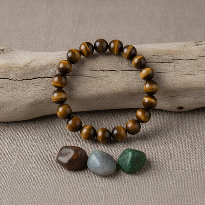 Bracelet Oeil de Tigre : Confiance & Protection