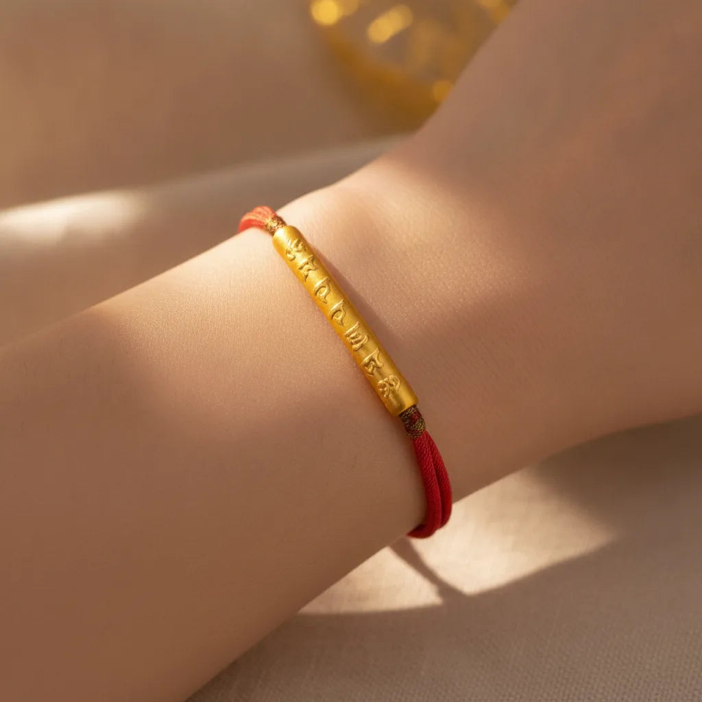 Bracelet Chance Éternelle Argent 925 Mantra Om Mani Padme Hum