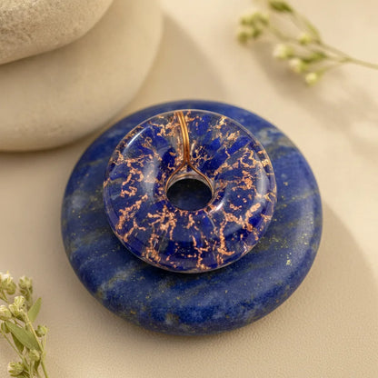 Pendentif Orgonite Lapis Lazuli - Harmonie & Clairvoyance