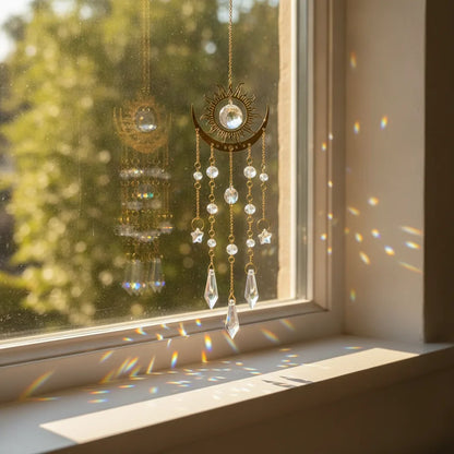 Capteur Soleil Lunaire : Lumière Prismatique Féerique