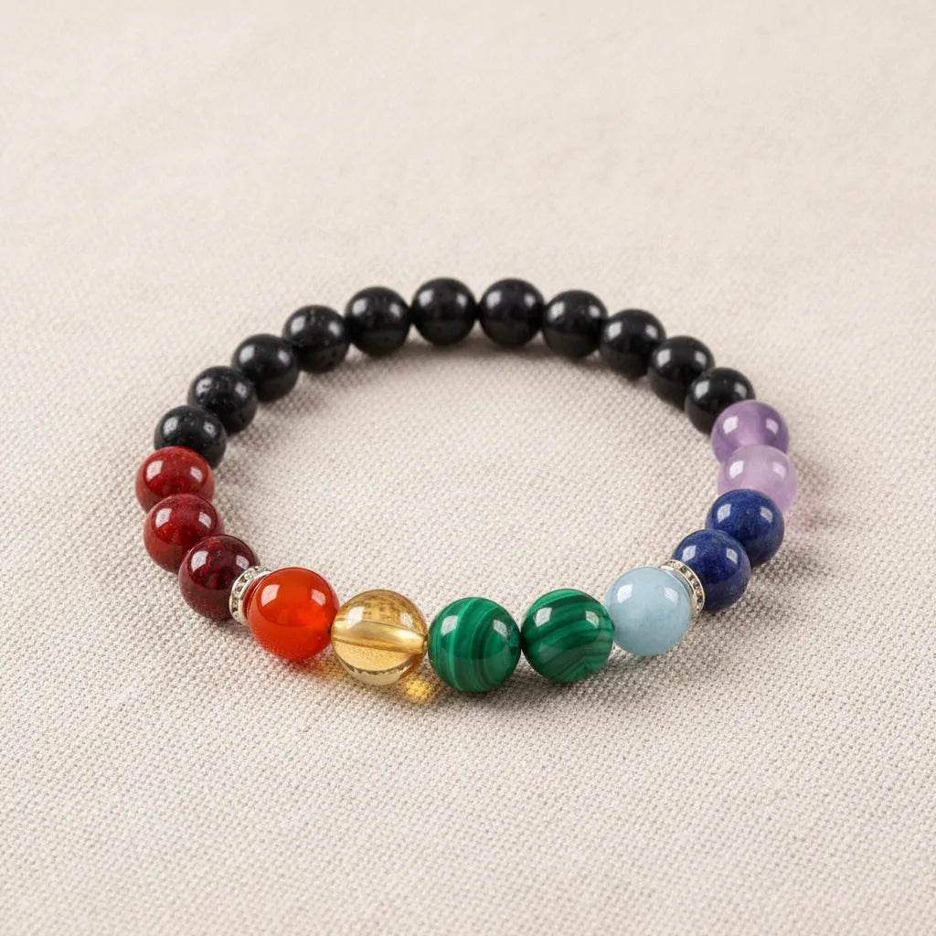Bracelet 7 Chakras : Harmonie & Équilibre Énergétique