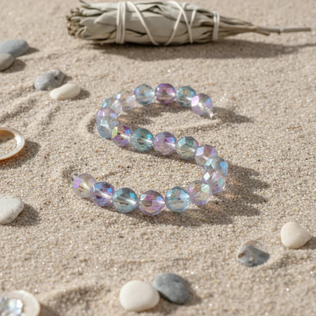 Bracelet Quartz Aura : Guérison & Éveil Spirituel