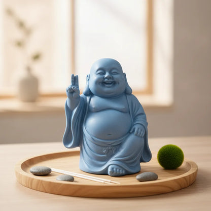 Statuette Bouddha Trinité du Bonheur